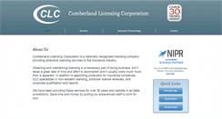 Desktop Screenshot of cumberlandlicensing.com